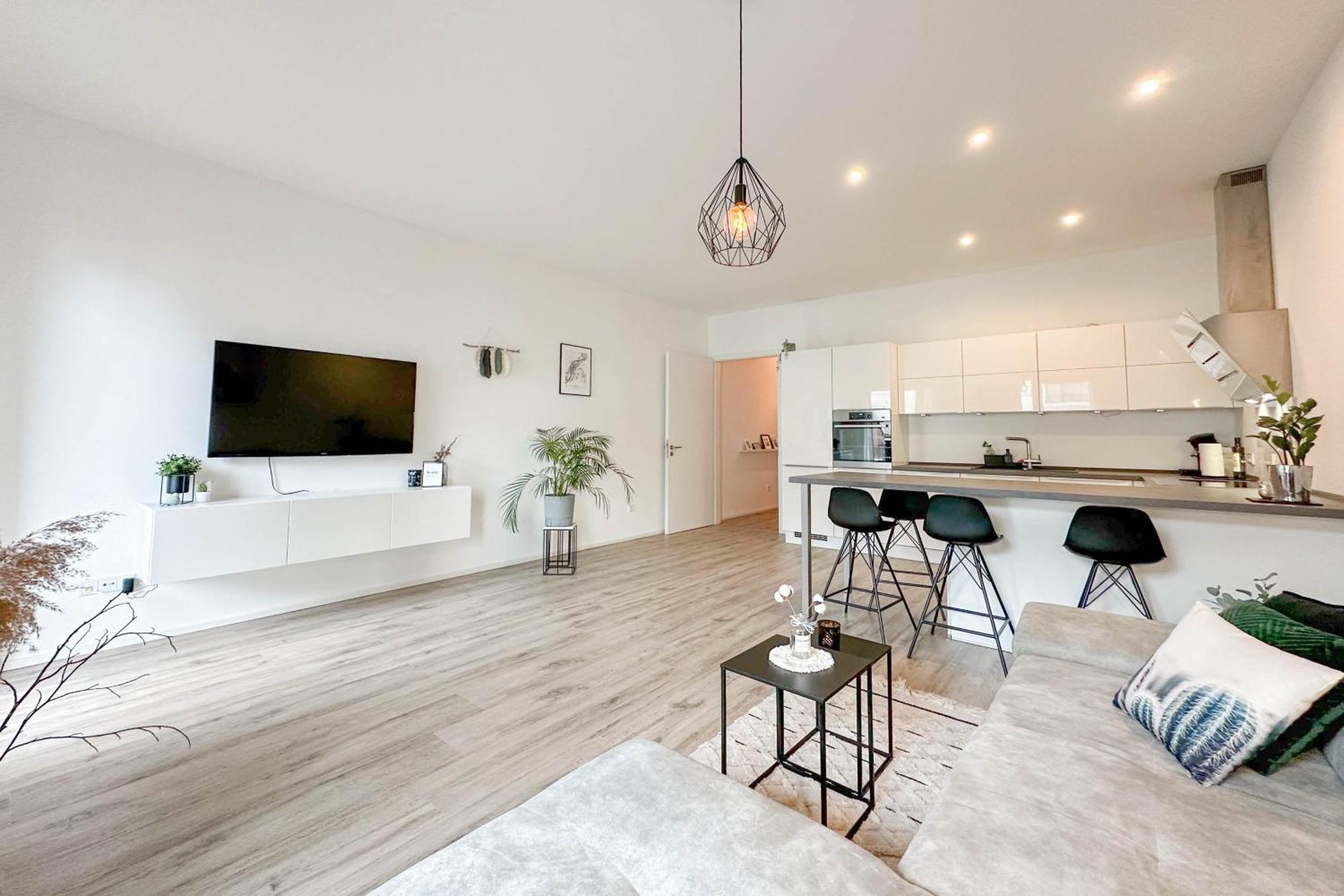 Modernes Trierer Cityloft Mit Grossem Balkon Экстерьер фото